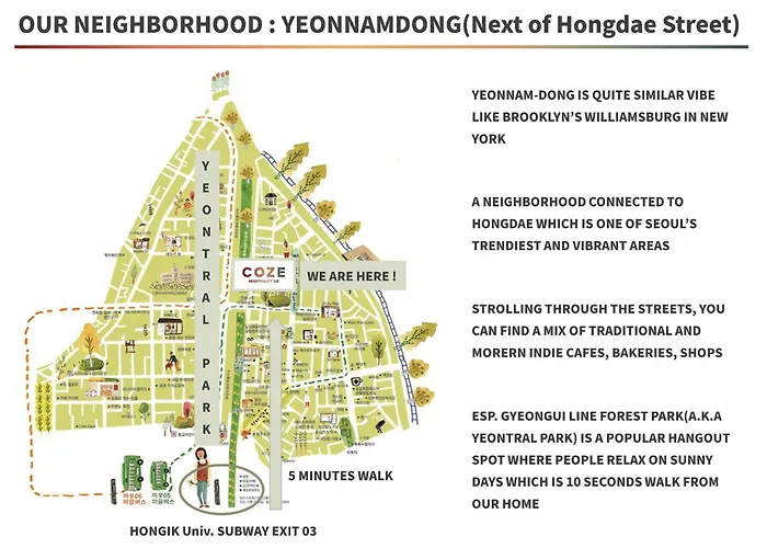 F9 Tailored Service Near Hongik Univ Station 度假居